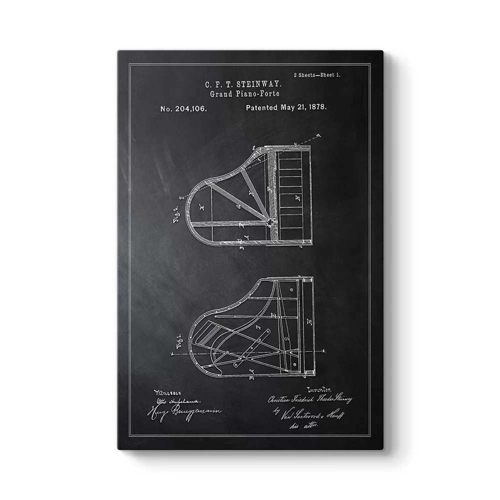 Piyano Patenti Tablosu - Model 2